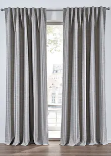 Mørkleggingsgardin i silkeaktig materiale (1-pack), bonprix