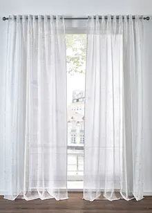 Gardin i materiale med glans (1-pack), bonprix