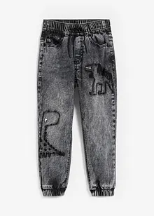 Varmende, Regular Fit pull on-jeans med jerseyfôr, bonprix