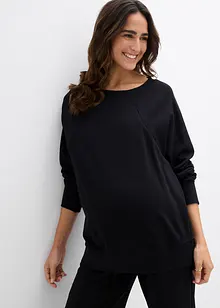 2-i-1-mammasweatshirt i økologisk bomull, bonprix