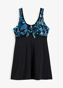 Lang tankini topp med brede stropper, bonprix