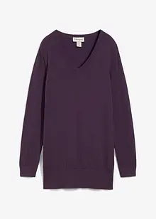 Lang basic-genser med V-hals, bonprix