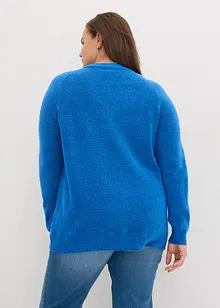 Strikket genser med V-hals, Oversized Fit, bonprix