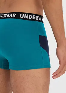 Boksershorts med bomull i ettersittende modell (3-pack), bonprix