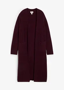 Strikket kåpe med alpakkaull, bonprix