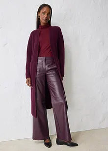 Strikket kåpe med alpakkaull, bonprix