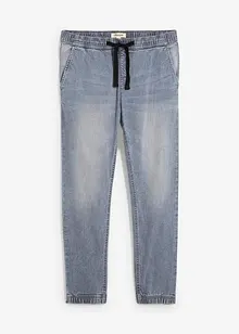 Regular Fit slip on-jeans med stretch, Tapered, bonprix