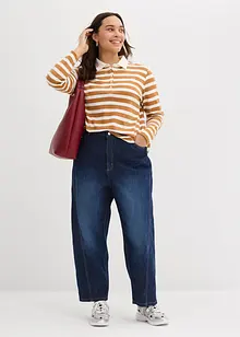 Poloskjorte i fast økologisk bomull, bonprix