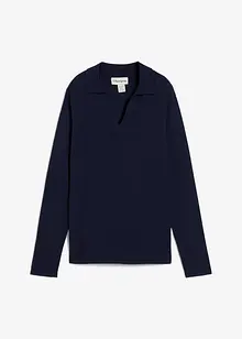 Poloskjorte i lett viskose, bonprix