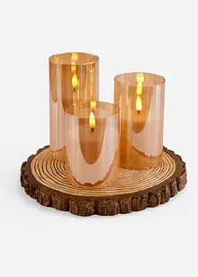 LED-kubbelys (3-delt sett), bonprix