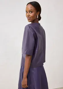 Skinntunika i lammenappa, bonprix