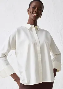 Skjorte med silke, bonprix