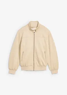 Jakke i imitert semsket skinn, bonprix