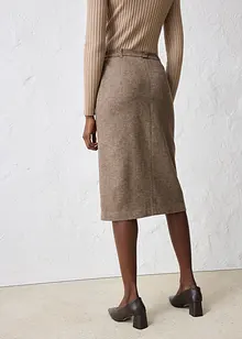 Blyantskjørt med ull, bonprix