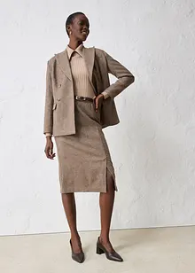 Blyantskjørt med ull, bonprix