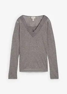 Topp med ull, bonprix