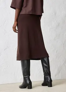 Strikkeskjørt i myk ullmiks, bonprix