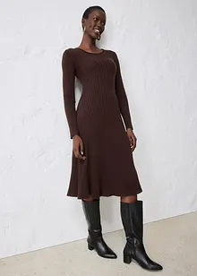 Strikkekjole av merinoull, bonprix