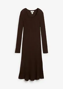 Strikkekjole av merinoull, bonprix