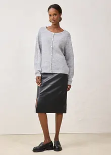 Cardigan i varmende alpakkaull-miks, bonprix