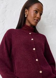 Cardigan i varmende alpakkaull-miks, bonprix