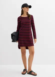 Kjole med forlenget bakstykke, av 100% fast bomull, bonprix