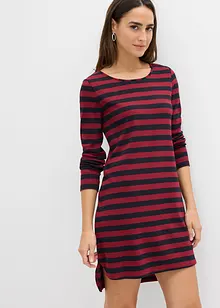 Kjole med forlenget bakstykke, av 100% fast bomull, bonprix