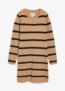 Strikket kjole i figurnær modell, bonprix