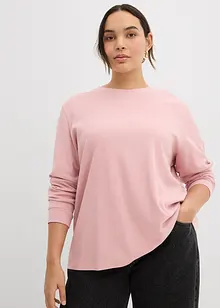 Langermet topp i 100% økologisk bomull, bonprix