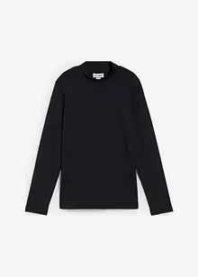 Langermet topp med resirkulert polyamid og ståkrage, bonprix