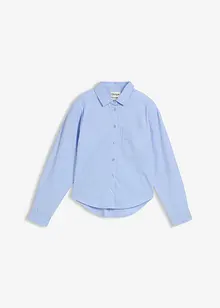 Oversized bluse i 100% bomull, bonprix