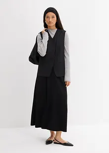 Topp i ribbet viskosemiks, bonprix