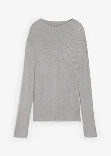 Topp i ribbet viskosemiks, bonprix