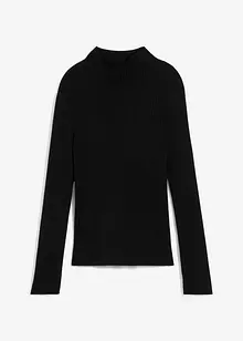 Topp i ribbet viskosemiks, bonprix