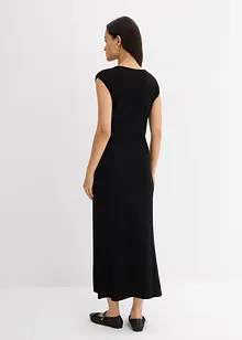 Finstrikket kjole av viskosemiks, bonprix