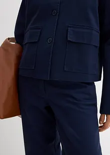 Kort overgangsjakke i bomullsmiks med elastan, bonprix