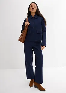 Kort overgangsjakke i bomullsmiks med elastan, bonprix