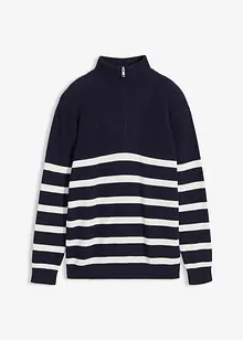 Finstrikket genser i 100% bomull, bonprix