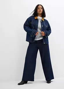 Jeansjakke med cordkrage, bonprix