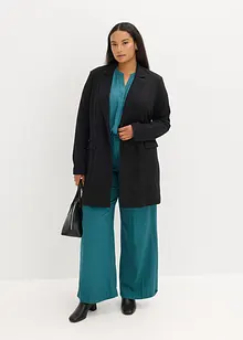 Lang blazer i Punto di Roma-materiale, bonprix