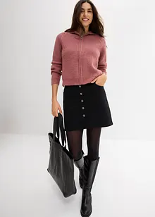Cardigan med hette, bonprix