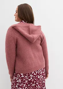 Cardigan med hette, bonprix