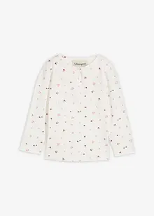 Langermet topp i 100% økologisk bomull, bonprix