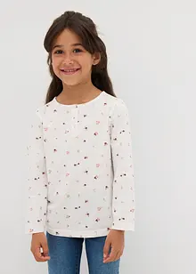 Langermet topp i 100% økologisk bomull, bonprix