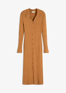 Strikket kjole i myk viskosemiks, bonprix