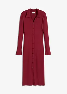 Strikket kjole i myk viskosemiks, bonprix