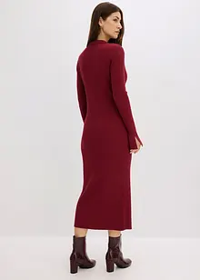 Strikket kjole i myk viskosemiks, bonprix