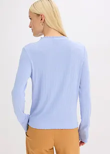 Topp i ribbemateriale og smal modell, bonprix