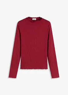 Topp i ribbemateriale og smal modell, bonprix