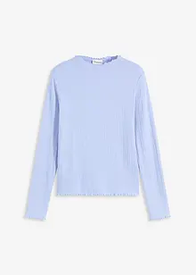 Topp i ribbemateriale og smal modell, bonprix